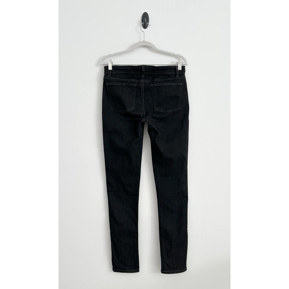Eileen Fisher Women Size 6 Black Organic Cotton Skinny Legs Stretch Denim Jeans - Picture 3 of 13